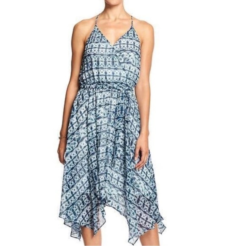 Banana Republic Handkerchief Halter Dress